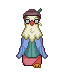 The old bird slowly shuffles in place facing south with t...