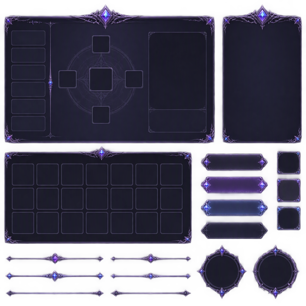 Redesign ONLY the visual frame and panel background of th...