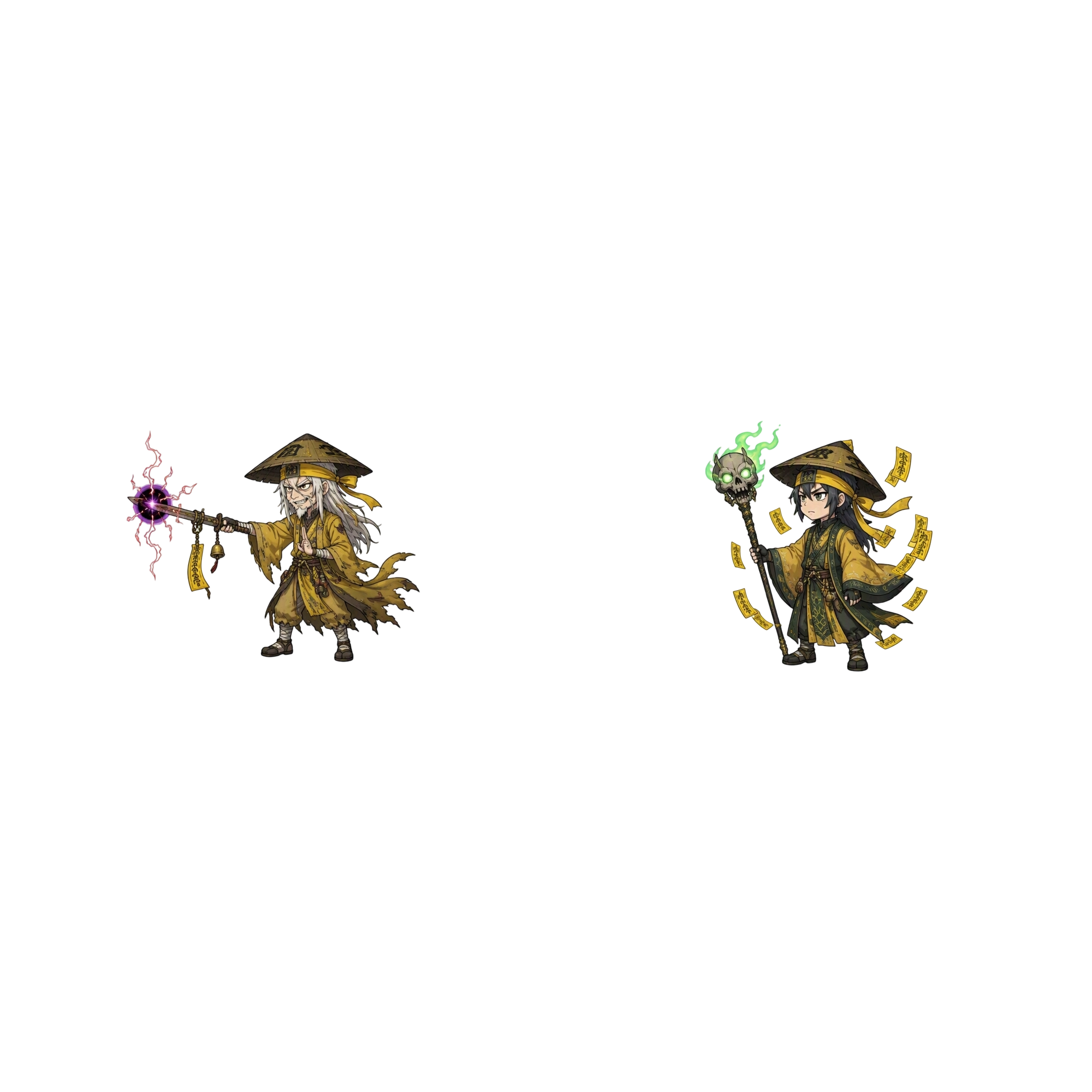 三国，黄巾妖术师，看向左侧
