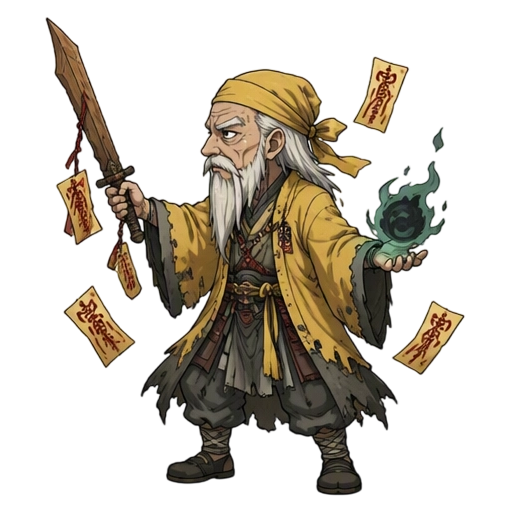 三国，年迈的黄巾妖术师，向左看