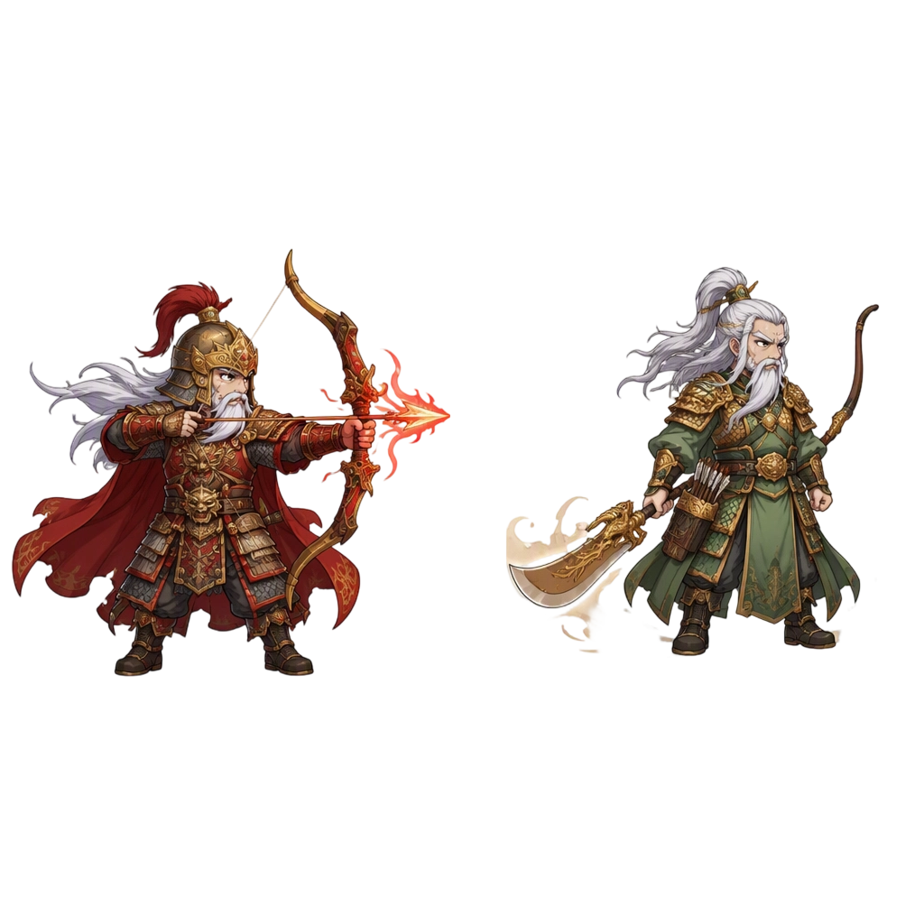 三国，黄忠，向右看
