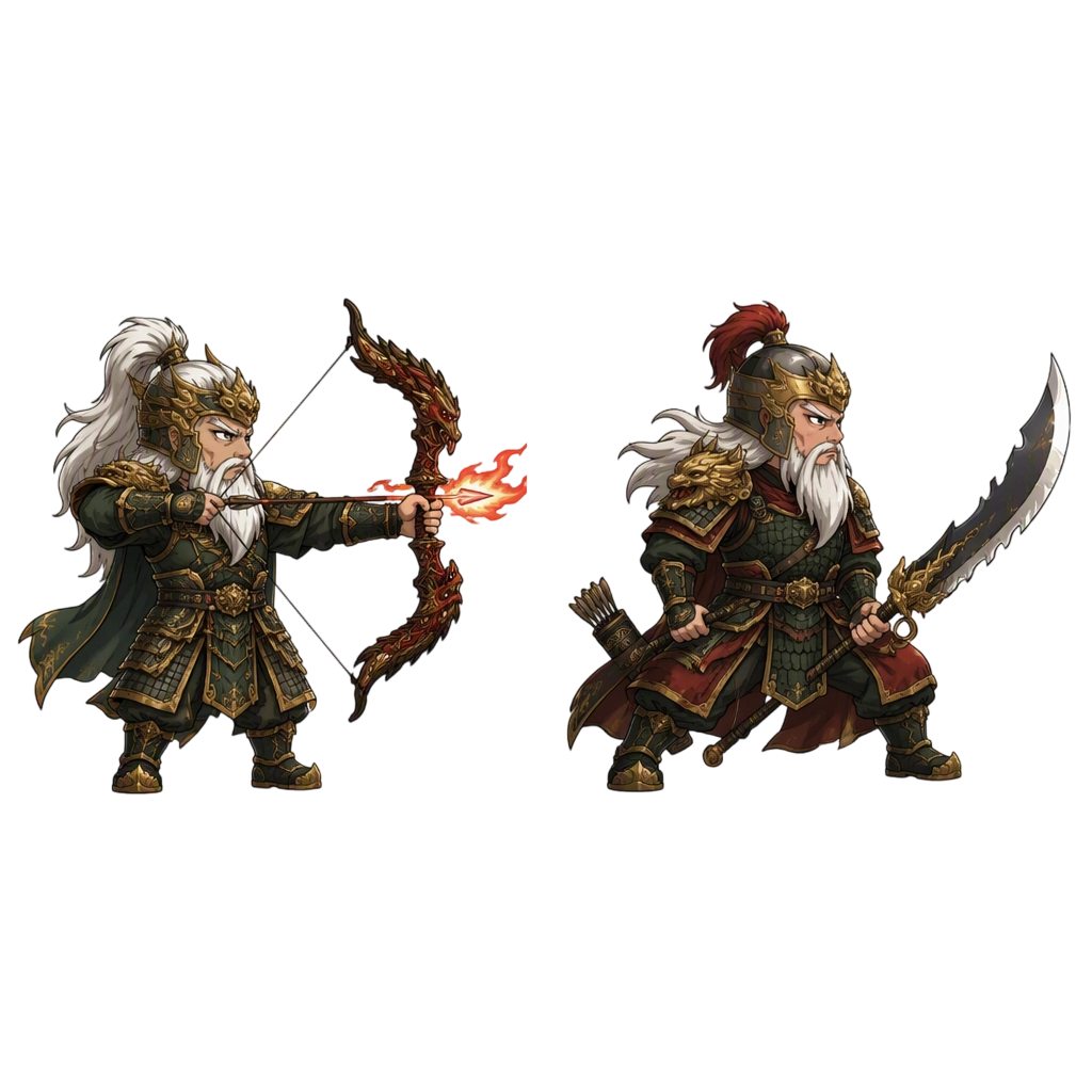 三国，黄忠，向右看