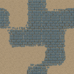 STRICT exact 256x256 tile atlas editing. Keep ALL gray br...