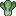 清理这一株小青菜的抠图轮廓：左上边缘的两个亮白杂点和灰白外缘全部去掉。保留16x16画布、原来的叶片造型、灰绿深绿...
