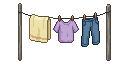 Keep canvas exactly 128x64 and all three clothes, rope he...