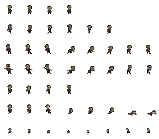 Change every zombie into the same gaunt human runner zomb...