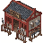 像素画风景图集，多幅场景，战棋RPG像素美术，复古日式2D角色扮演游戏，武侠仙侠美学风格，干净像素画风，通透干净背...