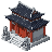 像素画风景图集，多幅场景，战棋RPG像素美术，复古日式2D角色扮演游戏，武侠仙侠美学风格，干净像素画风，通透干净背...