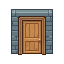 Eight separate cohesive 64px pixel sprites, orthographic...