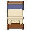 Eight individual game sprites, Beijing hutong commoner ho...