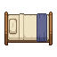 Eight individual game sprites, Beijing hutong commoner ho...