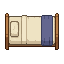 Eight individual game sprites, Beijing hutong commoner ho...