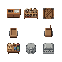 8 different traditional Beijing hutong daily objects, 64p...