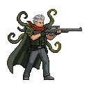 Vick, a restrained 30-year-old ace wasteland hunter, one...