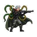 Vick, a restrained 30-year-old ace wasteland hunter, one...
