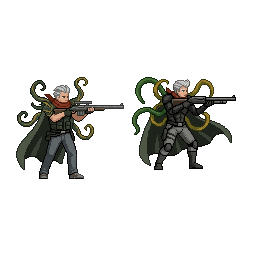 Vick, a restrained 30-year-old ace wasteland hunter, one...