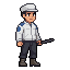 Create two related 64x64 native pixel human enemies for a...