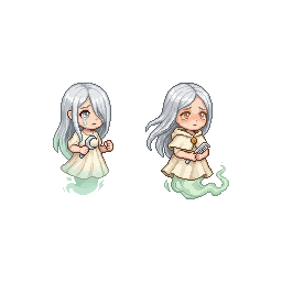 A cute baby monster for kindergarten game: 报丧女妖幼体 Banshee...