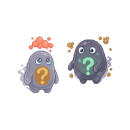 A cute baby monster for kindergarten game: 博格特 Boggart. 无...