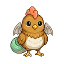A cute baby monster for kindergarten game: 蛇鸡兽 / 蛇怪幼体 Coc...