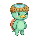 A cute baby monster for kindergarten game: 河童 Kappa. 孩童体型...