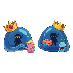 An adult monster parent picking up kid from kindergarten:...