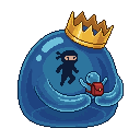 An adult monster parent picking up a kid from kindergarte...