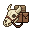 Exactly FIFTEEN DISTINCT crisp 32-pixel sprites for a dar...