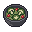 Create a cohesive set of 15 small pixel icons. Use the cl...